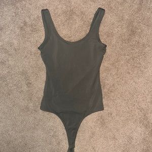 Klassy Network Scoop Tank BramiSuit (Light Olive)